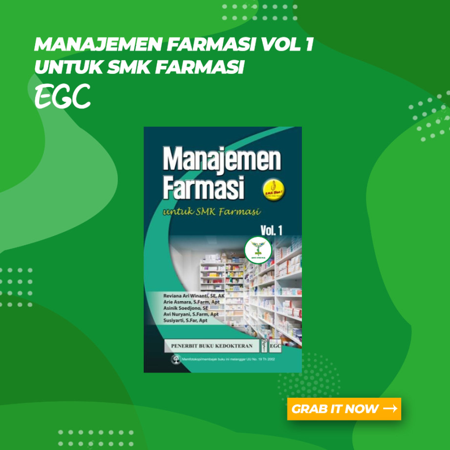 Jual Buku Manajemen Farmasi Untuk SMK Farmasi Vol EGC Shopee