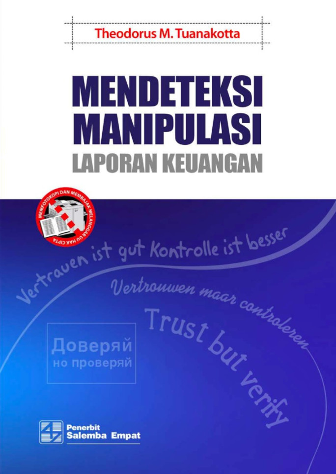 Jual Buku Mendeteksi Manipulasi Laporan Keuangan Karya Theodorus M